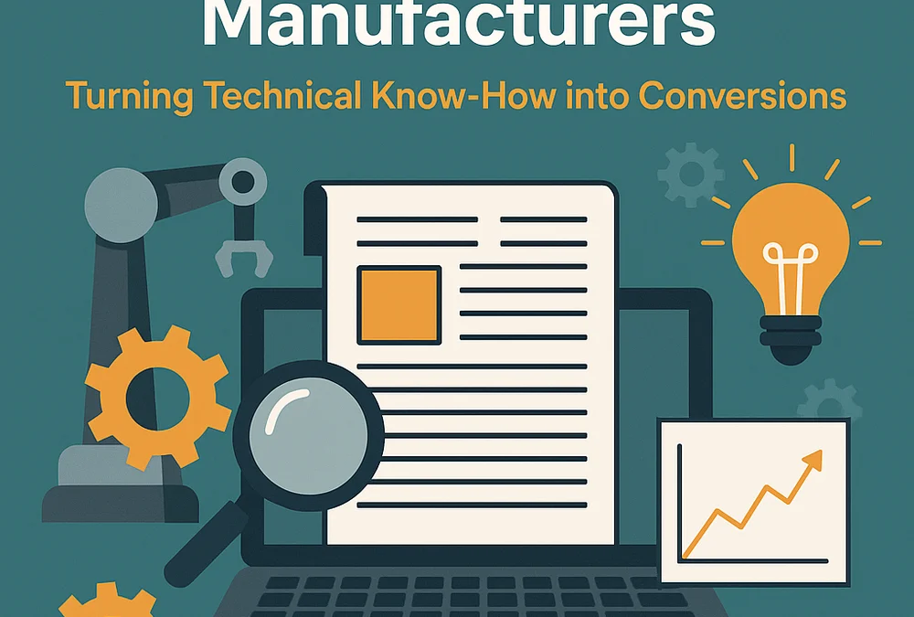 Content Marketing for Manufacturers: Turning Technical Know-How into Conversions