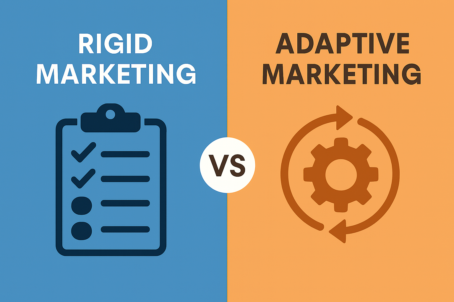 rigid marketing vs adaptiive marketing